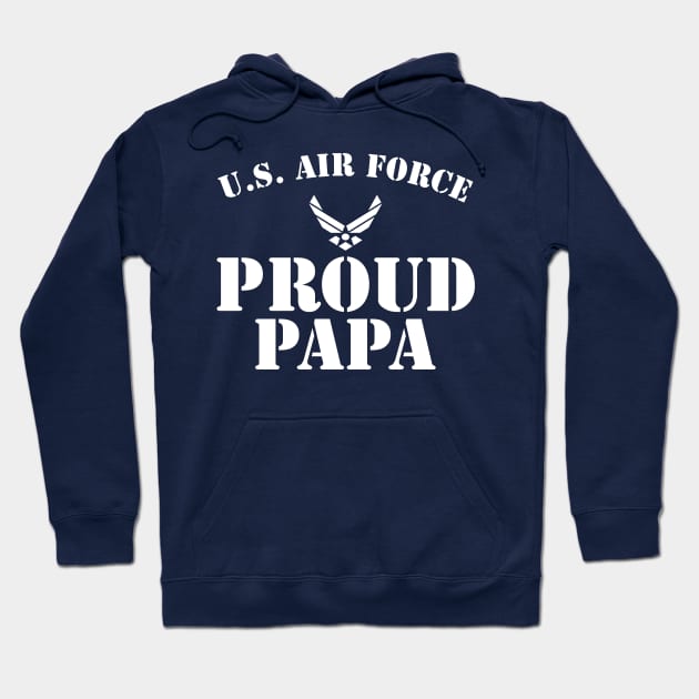 Best Gift for Army - Proud U.S. Air Force Papa Hoodie by chienthanit